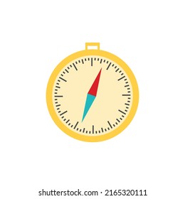 Compass icon. Vector illustration on a white background.
