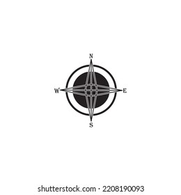 COMPASS ICON VECTOR ILLUSTRATION SYMBOL DESIGN 