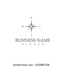 compass icon vector illustration template design