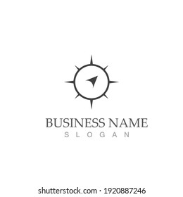 compass icon vector illustration template design