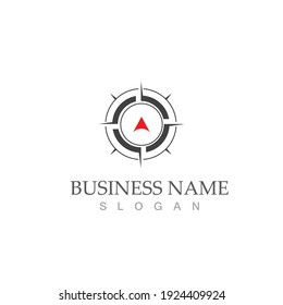 compass icon vector illustration template design