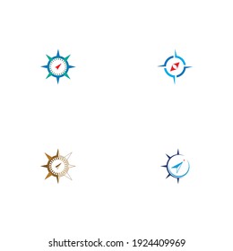 compass icon vector illustration template design