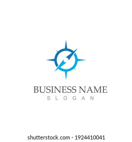 compass icon vector illustration template design