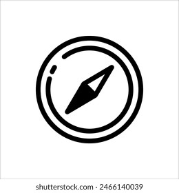 Compass icon. compass Vector illustration for web design and app. isolated on white background