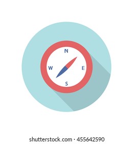 compass icon. vector ilustration