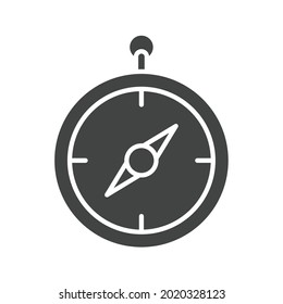 Compass icon vector image. Can also be used for Physical Fitness. Suitable for mobile apps, web apps and print media.