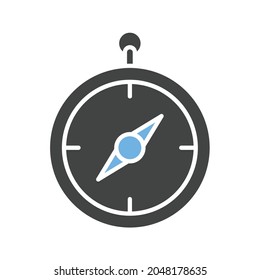 Compass icon vector image. Can also be used for Physical Fitness. Suitable for mobile apps, web apps and print media.