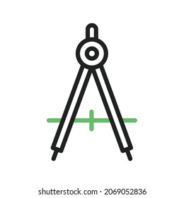 Compass icon vector image. Can also be used for Physical Fitness. Suitable for mobile apps, web apps and print media.