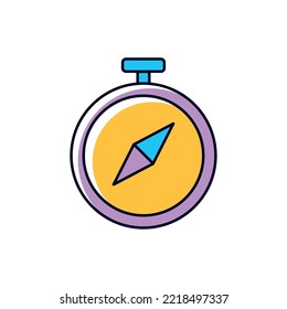 compass icon vector image with white background