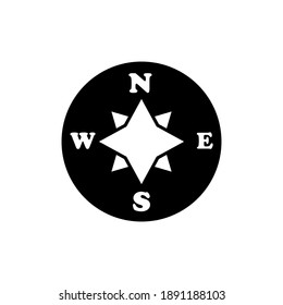 Compass Icon Vector Isolated Illustration 