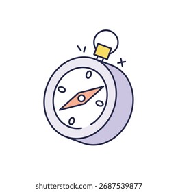 Kompasssymbol, Vektorgrafiken, moderne Symbole, Illustrationen oder Benutzeroberflächendesigns