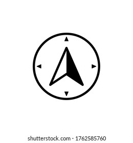 Compass Icon Vector. Navigation Sign