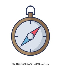 Compass icon vector on trendy design