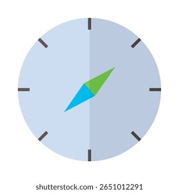 Compass icon vector set illustration symbol.