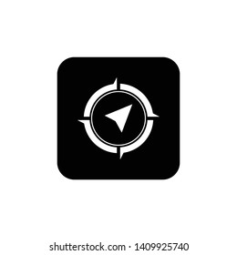 Compass icon vector, Compass sign vector