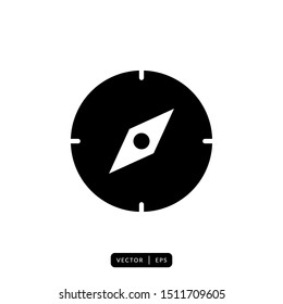 Compass Icon Vector - Sign Or Symbol
