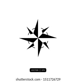 Compass Icon Vector - Sign or Symbol