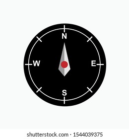 Compass Icon - Vector Sign and Symbol for Design, Presentation, Website or Apps Elements.