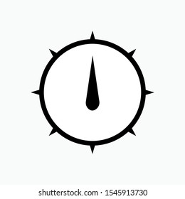 Compass Icon - Vector Sign and Symbol for Design, Presentation, Website or Apps Elements.