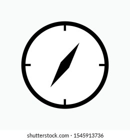 Compass Icon - Vector Sign and Symbol for Design, Presentation, Website or Apps Elements.