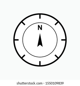 
Compass Icon - Vector Sign and Symbol for Design, Presentation, Website or Apps Elements.
