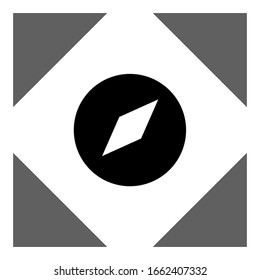 Compass Icon Vector - Sign or Symbol