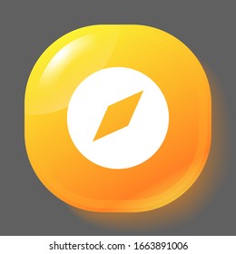 Vector de iconos de brújula - Signo o símbolo