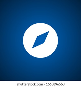 Compass Icon Vector - Sign or Symbol