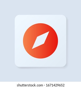 Compass Icon Vector - Sign or Symbol