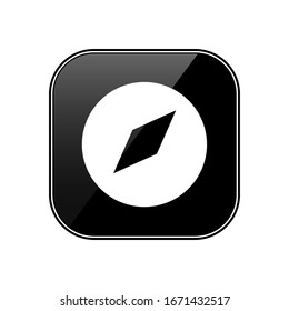 Vector de iconos de brújula - Signo o símbolo