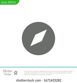 Vector de iconos de brújula - Signo o símbolo