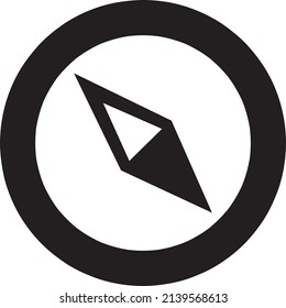 Compass Icon Vector. Simple flat symbol..eps
