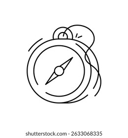 Compass Icon vector stock illustration