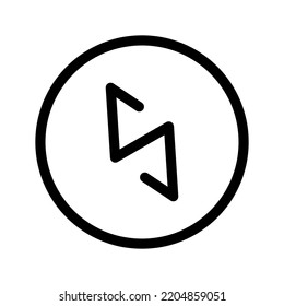 Compass Icon Vector Symbol Design Illustration
