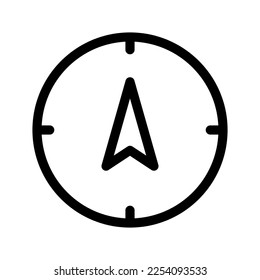 Compass Icon Vector Symbol Design Illustration