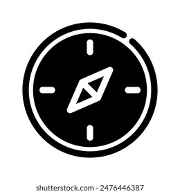 Kompasssymbol Vektorgrafik Symboldesign Illustration