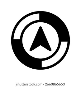 Kompasssymbol, Vektorsymbol, Entwurfsgrafik