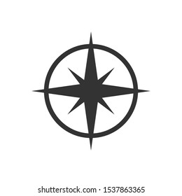 Compass icon vector symbol illustration EPS 10