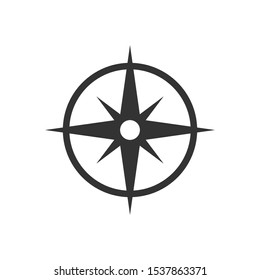Compass icon vector symbol illustration EPS 10