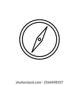 compass icon vector symbol isolated