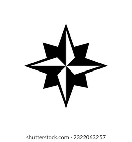 compass icon vector symbol template vector illustration on white background..eps