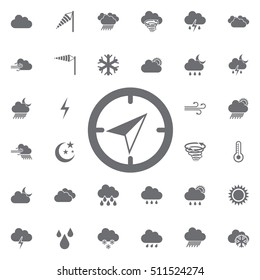 compass icon. Weather icons universal set for web and mobile