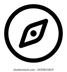 Icono de brújula para Web, App, infografía