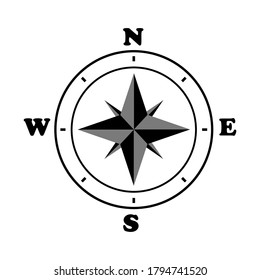 Compass Icon Wind Compass Icon Compass Stock Vector (Royalty Free ...