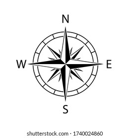 151 Black And White Vintage Compass Rose Clipart Images, Stock Photos ...