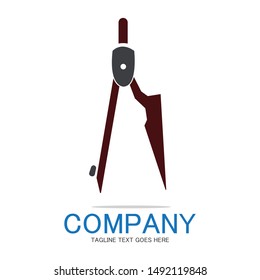 COMPASS ICON.FLAT ILLUSTRATION OF COMPASS-VECTOR ICON COMPASS SIGN SYMBOL TEMPLATE