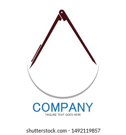 COMPASS ICON.FLAT ILLUSTRATION OF COMPASS-VECTOR ICON COMPASS SIGN SYMBOL TEMPLATE