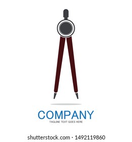 COMPASS ICON.FLAT ILLUSTRATION OF COMPASS-VECTOR ICON COMPASS SIGN SYMBOL TEMPLATE