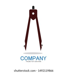 COMPASS ICON.FLAT ILLUSTRATION OF COMPASS-VECTOR ICON COMPASS SIGN SYMBOL TEMPLATE