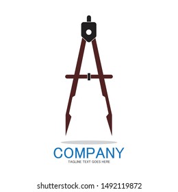 COMPASS ICON.FLAT ILLUSTRATION OF COMPASS-VECTOR ICON COMPASS SIGN SYMBOL TEMPLATE